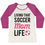 Camiseta de Béisbol Transpirable para Mujer, Cuello Redondo, Manga Tres Cuartos, Estilo Raglán, para Mamás de Deportistas que Viven la Mejor Vida Posible - Product Image 4