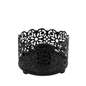 Home Decorative Metal Holder Black Color Candle Stand for Festival & Home Decoration Handmade in Bulk - Product Image 2