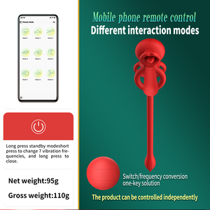 女性とカップルのためのクックリングバイブレーターの新しいセックス玩具、クリトリス刺激器 - Product Image 5