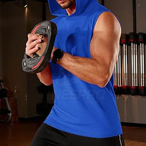 Nouveau style de mode Sweats à capuche sans manches légers et respirants pour hommes à bas prix pour l'hiver - Product Image 2