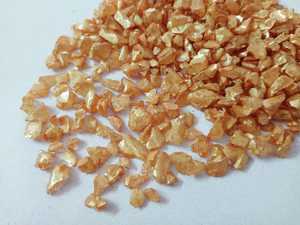 Premium Quality Golden Resin Art Work Decoration Coated Stone Chips <b>for</b> Landscape <b>Curtain</b> Wall Outdoor Industrial Medical Solar - Product Image 2