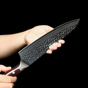 มีดเชฟเหล็กดามัสกัสทำมือพร้อมที่จับไม้ - Product Image 4