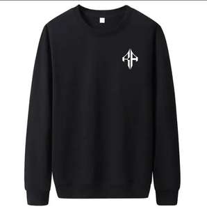 Sudadera informal de invierno con cuello redondo para hombre de la mejor calidad, tu propio logotipo, patrón sólido, 100% algodón, forro polar de secado rápido, servicio ODM - Product Image 5