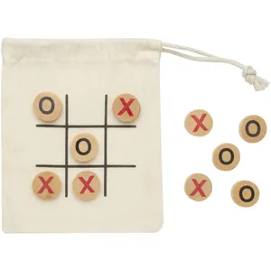 Personalized Whorl <b>Wood</b> Tic-Tac-Toe <b>Game</b> Promotional Customizable Toys - Product Image 3
