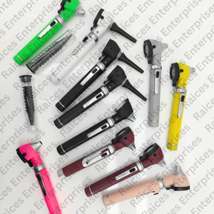 Kit completo de diagnóstico ENT, otoscopio, oftalmoscopio y herramienta veterinaria para el cuidado del oído con luz de fibra óptica - Product Image 2