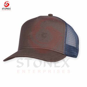 Custom Logo Woven Patch Trucker <b>Hats</b> Mid Profile 6 Panels Sport Caps OEM Vietnam Hip Hop Cotton - Product Image 2