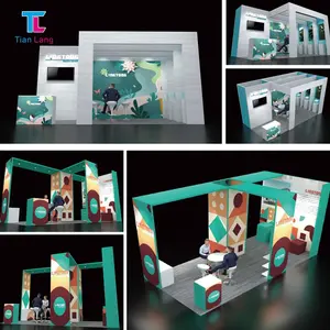 TIANLANG Panneaux d'affichage modulaires en tissu 62MM pour exposition, assemblage rapide - Product Image 5