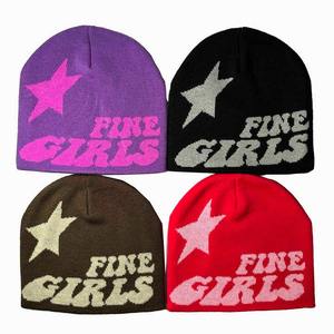 High Quality Custom <b>Beanie</b> Hat Manufacturer All Over Print Jacquard <b>Knitted</b> <b>Beanie</b> - Product Image 2