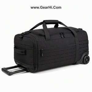 Tactical <b>Wheeled</b> Deployment <b>Bag</b>-Heavy Duty Nylon Rolling Gear <b>Bag</b> Water Resistant & Durable for <b>Travel</b> & Outdoor Use - Product Image 4