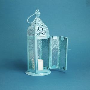 Lanternes traditionnelles marocaines en gros pour la décoration de la maison et des mariages, lanternes colorées à suspendre et à poser sur table - Product Image 4