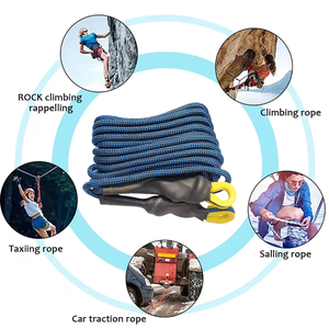 Corde de manteau en nylon pour l'escalade, l'alpinisme et les opérations de sauvetage Corde statique de sécurité extérieure - Product Image 3