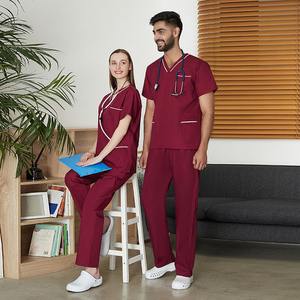 Uniformes Médicos Clásicos al por Mayor y Uniformes de Hospital para Personal, Conjuntos de Uniformes Médicos para Enfermeras - Product Image 3