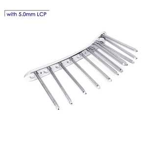 Ensemble de plaques fémorales distales en acier inoxydable vétérinaire de 5 mm, 10 pièces, L5/R5, instruments chirurgicaux de fixation osseuse orthopédique, manuel - Product Image 4