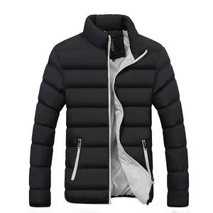 <b>Men's</b> Street Style Hooded Puffer <b>Jacket</b> with Stand Collar Embroidery Decoration Custom Winter Outdoor Down <b>Jacket</b> for <b>Men</b> Women - Product Image 1
