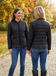 เสื้อแจ็คเก็ตพัฟเฟอร์น้ำหนักเบาแบบใหม่ปี 2026 เสื้อโค้ทสั้นแบบมีซิปบุใยอุ่นสำหรับฤดูหนาว สไตล์ลำลองทรงเข้ารูป เสื้อคลุมกันหนาวแบบพัฟเฟอร์สำหรับทุกเพศ - Product Image 5