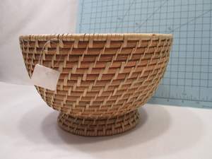 Ensemble de 3 bols de service ronds en rotin plats de fruits élégants ustensiles de cuisine parfaits pour les restaurants et les mariages - Product Image 5