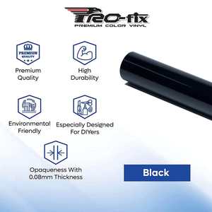 Film de protection automobile Profix, noir mat profond, longue durée, non brillant, surface de défense - Product Image 2