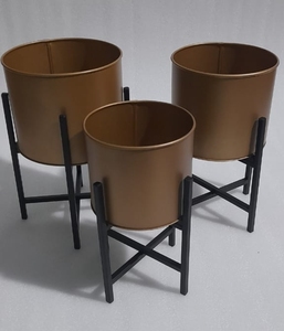 Décor de jardin de ferme seau demi-rond jardinière murale en métal jardinière en tête de personnalisation extérieure et intérieure - Product Image 6