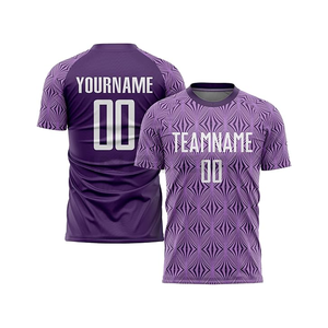 ชุดเสื้อฟุตบอลผ้าโพลีเอสเตอร์100% ระบายอากาศได้ดีแห้งเร็วเข้ารูปชุดพิมพ์โลโก้ออกแบบได้ตามต้องการ - Product Image 6