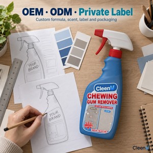 Spray Gel Rimuovi Gomma da Masticare 500ml Agrumi, Detergente Industriale per Macchie di Gomma su Tappeti, Tappezzeria, Abbigliamento, Marciapiedi - OEM Ingrosso - Product Image 6
