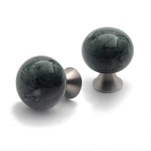 Perillas de armario de piedra de mármol de latón redondo verde bosque 1 perillas de mármol de gran venta con tamaño de forma de Color personalizado hecho en La India artículo - Product Image 3