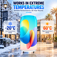 Écran publicitaire LED en forme de canette P2 pour intérieur, 800 nits, écran LED personnalisé pour boissons, pour centre commercial, exposition, marketing de marque