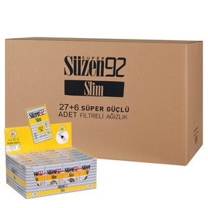 Embouts de filtre à cigarettes Szen92 Slim, 720 pièces (lot de 27), embouts jetables en papier et en acétate - Product Image 1