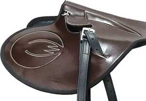 ชุดอานม้าม้าสังเคราะห์สำหรับออกกำลังกายทำมือความสบายผลิตจากอังกฤษ - Product Image 2