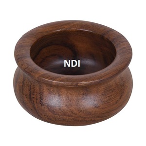 Cuenco para servidor de alimentos de forma redondeada, superventas, diseño hecho a mano, comida, fruta, Pasta, cuenco hondo para servir con acabado oscuro - Product Image 1