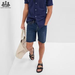 Shorts en jean pour hommes 2025 – Qualité supérieure, 100 % coton, uni, décontracté, braguette boutonnée, respirant, séchage rapide, prix bas, fabrication usine - Product Image 4