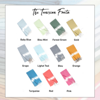 Toalla de Playa Personalizada de Color Fouta, 100% Algodón Orgánico Tejido a Mano, Bajo MOQ, Antimicrobiana y Ecológica