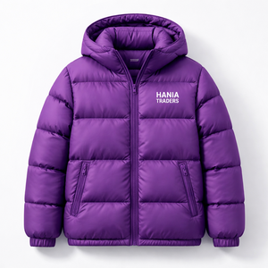 Veste matelassée imperméable pour homme, grande taille, unisexe, avec doublure en fibre de polyester chaude, manches chauve-souris, vêtement de rue décontracté - Product Image 3