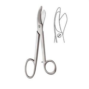 Ciseaux à pansements chirurgicaux, ciseaux à plâtre Bruns, ciseaux à pansements - Product Image 1