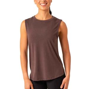 Wholesale New Arrival <b>Top</b> Quality Material 100%Cotton Made <b>Women</b> Gym <b>Tank</b> <b>Tops</b> Casual Fitness Breathable - Product Image 5
