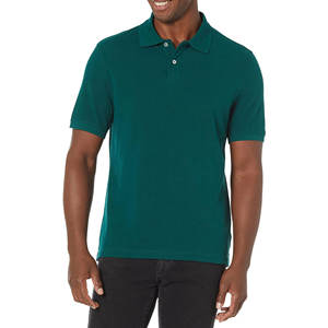 Polo à manches courtes en soie glacée pour homme T-shirt d'été en soie extensible de couleur unie, confortable et décontracté - Product Image 5