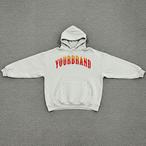 Sudadera con Capucha y Cremallera con Estampado de Letras Coloridas, Talla Americana, Estilo Y2K, Sudadera Extra Grande Unisex, Sudadera Informal Retro para Mujer, Ropa Urbana - Product Image 4