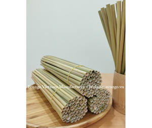 Eco2go Pailles jetables écologiques en gazon naturel 100% du Vietnam fabriquées à la main au Vietnam exportées dans le monde entier - Product Image 3