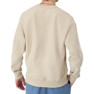 Sweat-shirt d'hiver personnalisé à col rond pour hommes, OEM, en molleton respirant coton/polyester, fournisseur d'usine en gros - Product Image 2