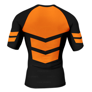 Camiseta Deportiva de Manga Corta para Hombre, Personalizada con Logotipo de Surfista, Sublimada, Compresión, para MMA BJJ (Poliéster/Spandex/Nylon) - Product Image 2