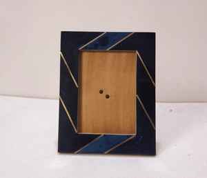 Cadre photo en bois massif carré, écologique, léger, couleur personnalisée, A4 8x10, noyer rustique, art mural pour mariage/anniversaire - Product Image 1