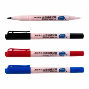 ACE 324T alkole dayanıklı % keçeli kalem sharpie'den daha iyi