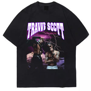 T-shirt graphique de galerie de haute qualité, avec logo personnalisé imprimé, t-shirts surdimensionnés pour hommes, t-shirts à épaules tombantes, vente en gros - Product Image 2