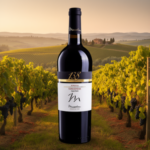Authentic Romagna Sangiovese Superiore DOC Red <b>Wine</b> Smooth Structured Italian <b>Wine</b> 750ml 6 Bottles Per Box Tenuta Massellina - Product Image 3