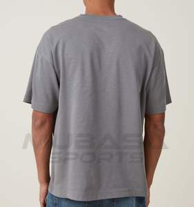 Vente en gros de t-shirts pour hommes en coton imprimé avec design personnalisé t-shirts ajustés décontractés à manches courtes 100% coton coupe surdimensionnée - Product Image 5