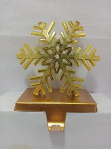 Porte-bas de Noël élégant en métal fait à la main divers styles nouveau présentoir décoratif de cheminée pour la décoration intérieure - Product Image 2