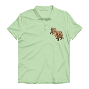 Chemise polo pour adulte Cheetah Brothers Premium, design respirant pour un confort optimal - Product Image 2