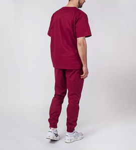 2024 unisexe col en v infirmière ensembles confortable Spandex hommes gommages imprimé hôpital vêtements-Joggers pantalon extensible médecins - Product Image 2