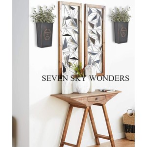 Macetas colgantes de pared de metal galvanizado a granel de diseño personalizado estilo granja para el hogar flores hierbas macetas y macetas - Product Image 3