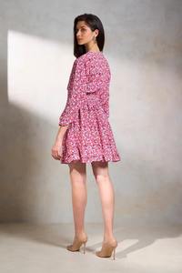 Vestido corto de algodón con bloque de mano indio, ropa de playa con estampado Floral personalizado para novia, verano, boda, regalo de luna de miel, vestidos informales - Product Image 3