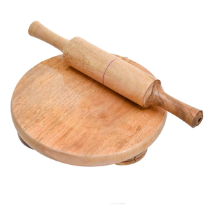 Wooden Chapati Board & <b>Rolling</b> <b>Pin</b> Best Quality Customized Size Kitchen Uses <b>Rolling</b> Board Admirable Quality - Product Image 1